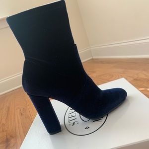 Velvet Blue Steve Madden Booties